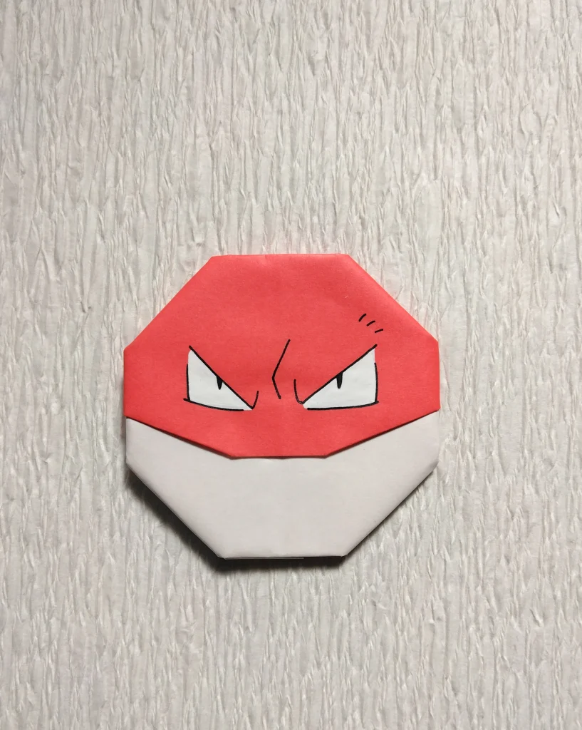 ビリリダマ折り紙
