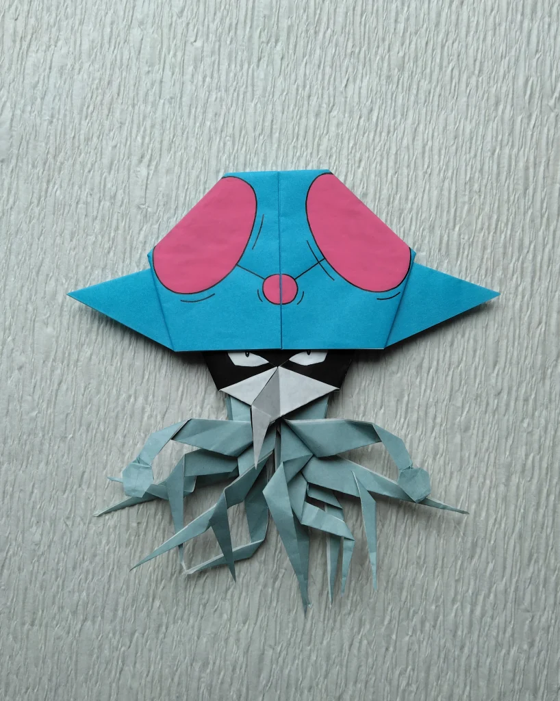 ドククラゲ折り紙