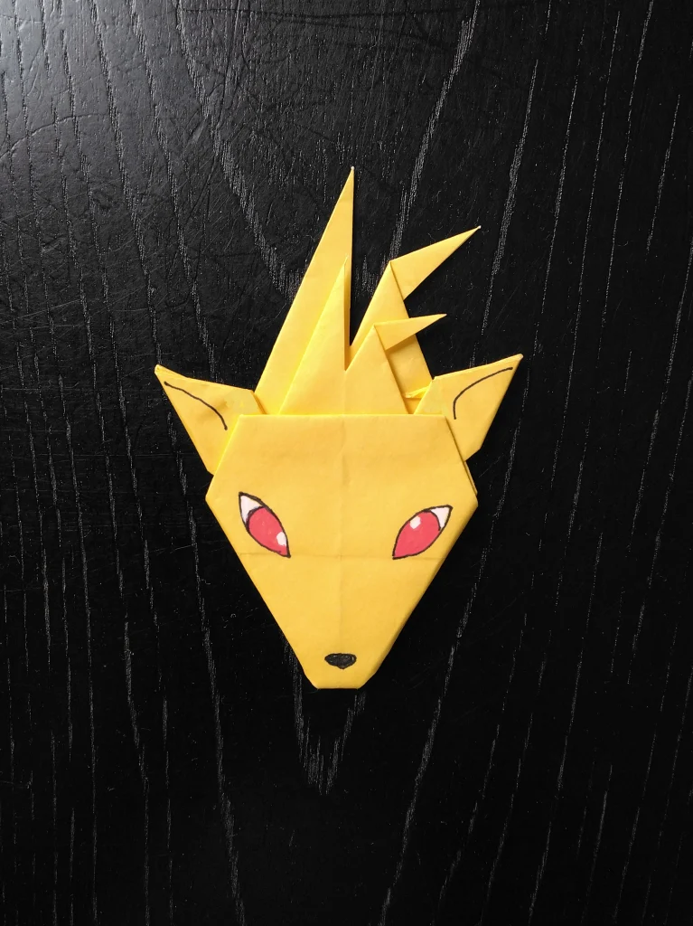キュウコン折り紙