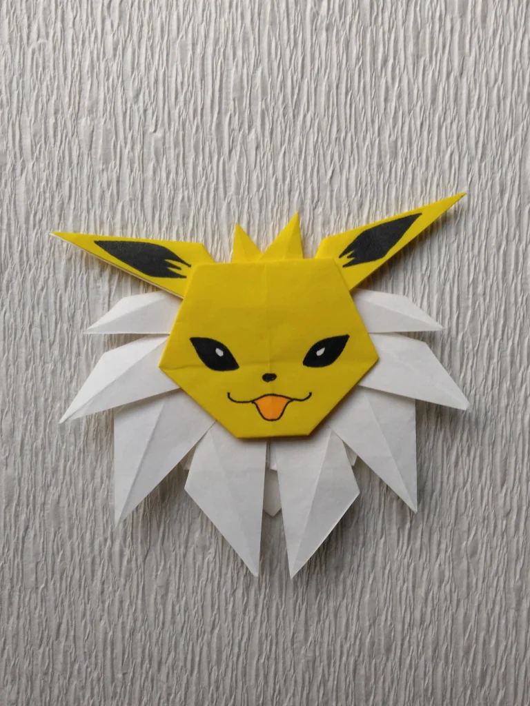 サンダース折り途中