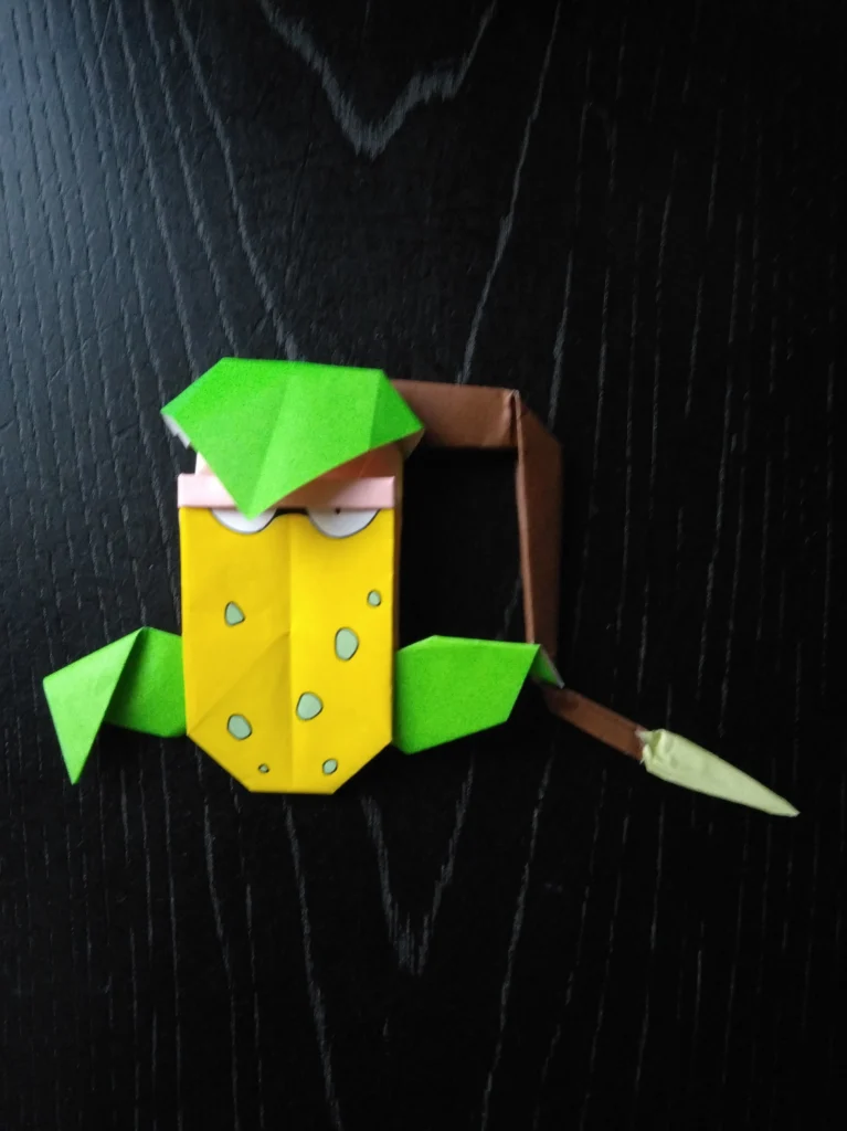 ウツボット折り紙(2号改訂版)