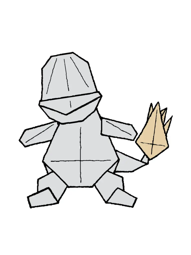 ヒトカゲ2号できあがり図