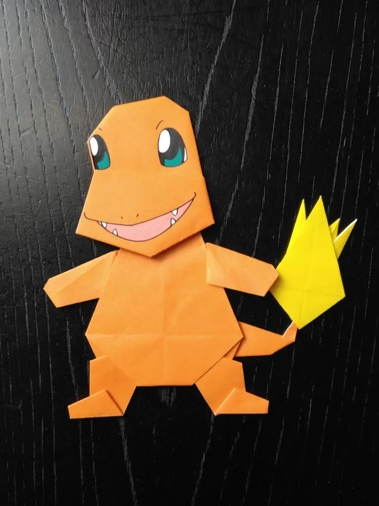 ヒトカゲ折り紙初号