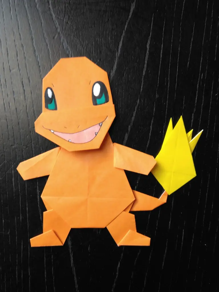 ヒトカゲ折り紙3号