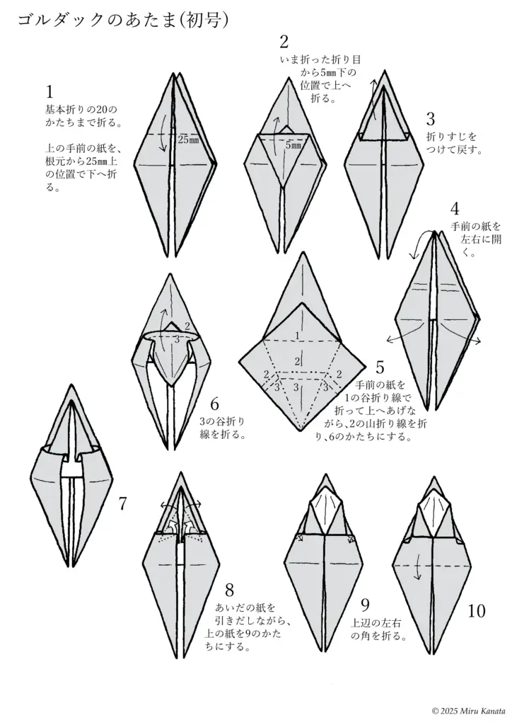 ゴルダックのあたま1