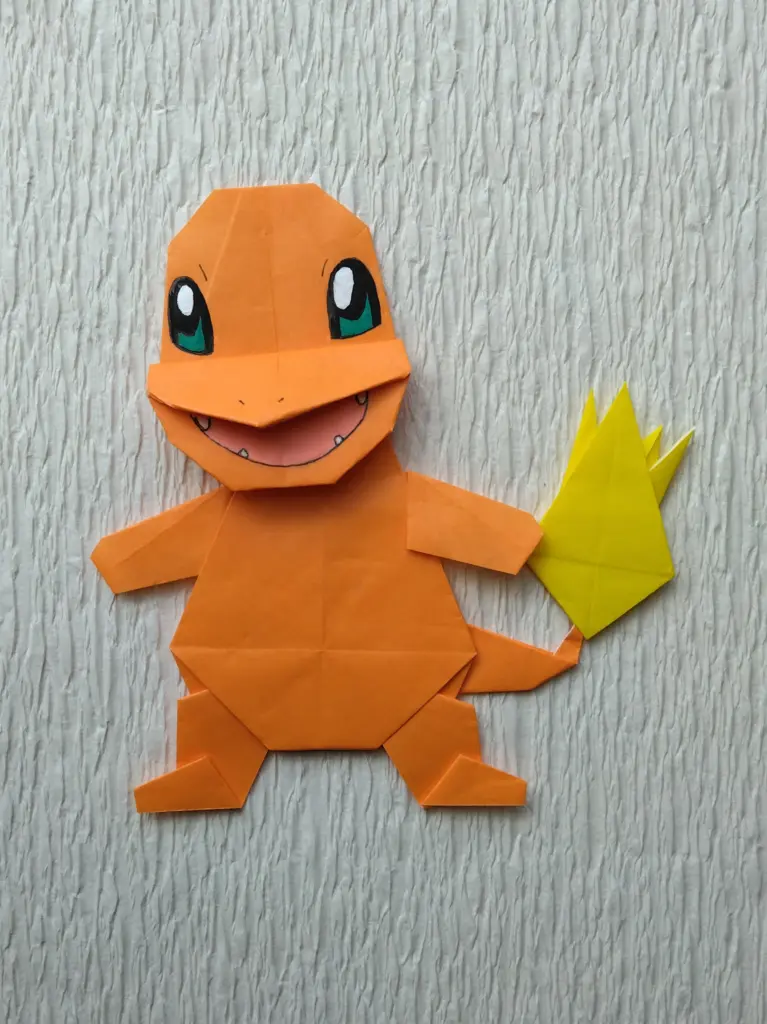 折り紙ヒトカゲ2号