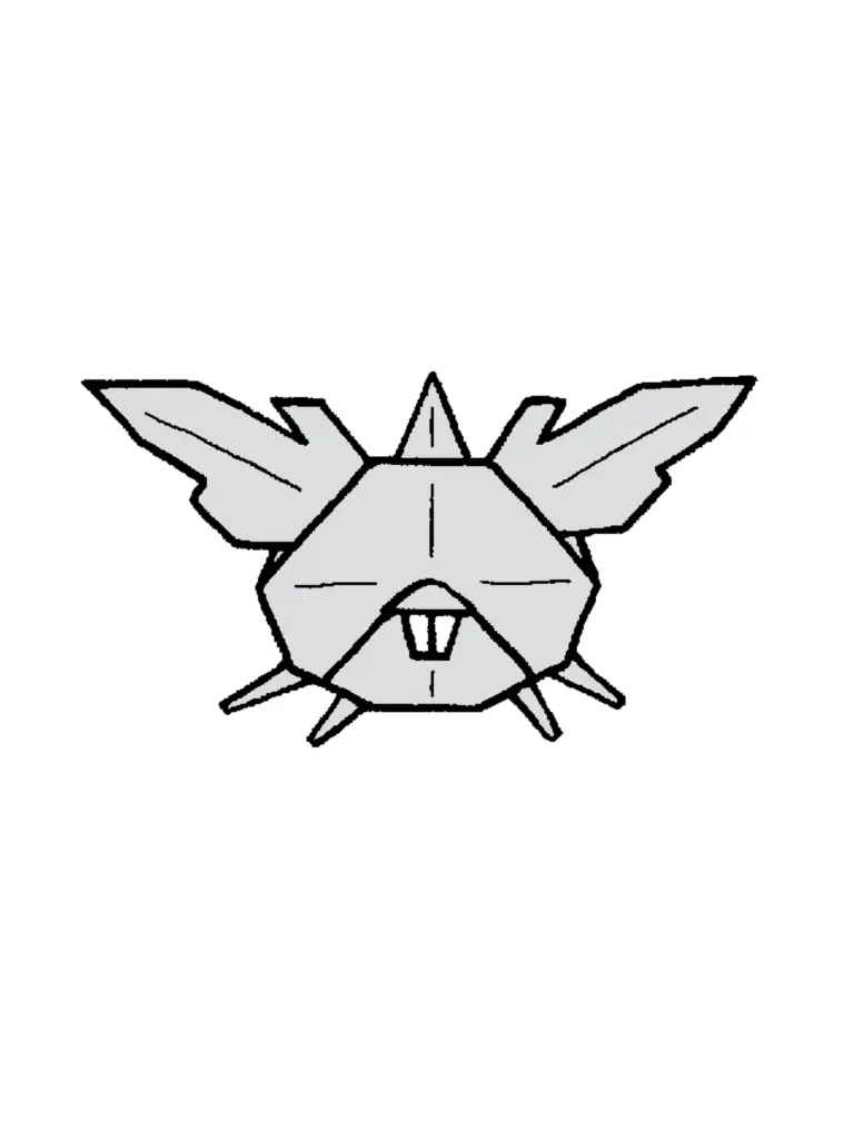 ニドラン(f)できあがり図