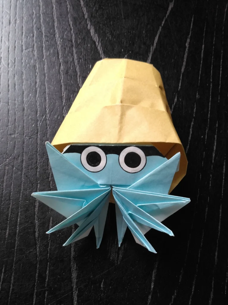 オムナイト初号折り紙