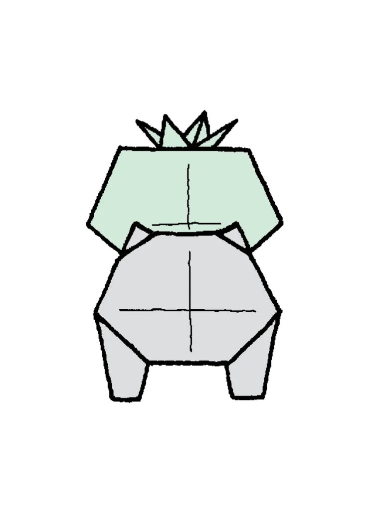 フシギダネ02できあがり図