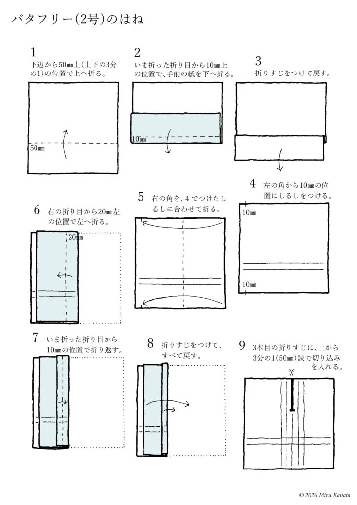 バタフリー02はね1